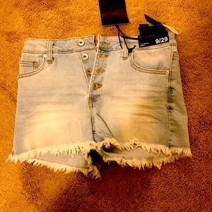 Kendall and Kylie, size 29 women, light wash blue Jean shorts